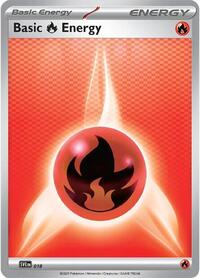 Basic Fire Energy (18) - SVE: Scarlet & Violet Energies (SVE)