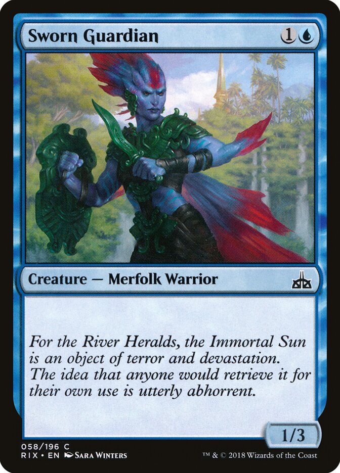 Sworn Guardian (58) - Rivals of Ixalan (RIX)