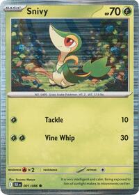Snivy - 001/086 (Unova Poster Collection) (1) - Miscellaneous Cards & Products (MCAP)