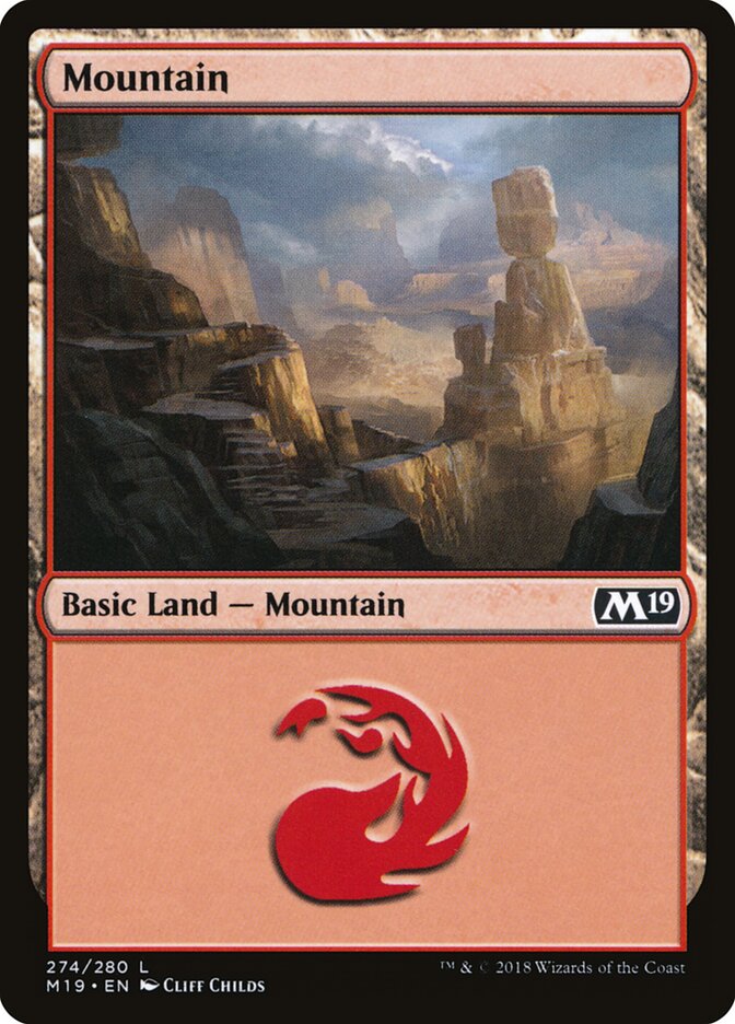 Mountain (274) - Core Set 2019 (M19)