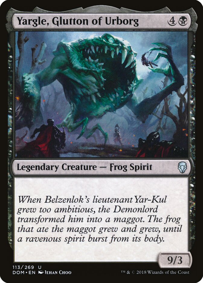 Yargle, Glutton of Urborg (113) - Dominaria (DOM)