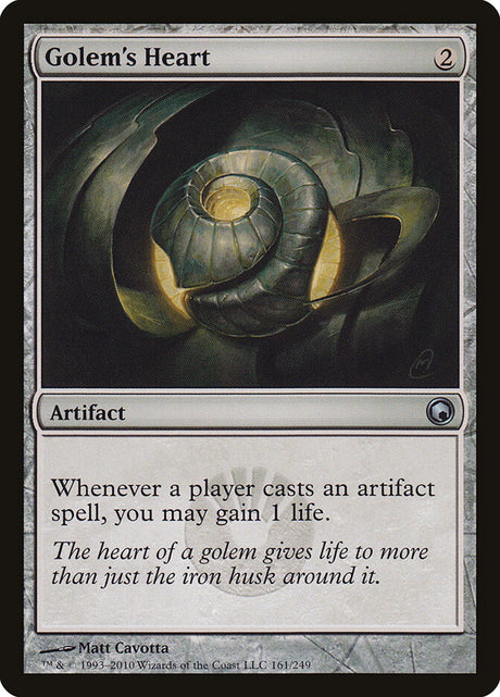 Golem's Heart (161) - Scars of Mirrodin (SOM)