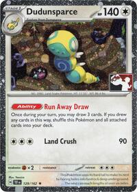 Dudunsparce - 129/162 (Cosmos Holo) (129) - Prize Pack Series Cards