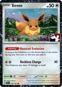 Eevee - 143/191 (Cosmos Holo) (143) - Prize Pack Series Cards