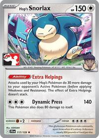 Hop's Snorlax (117) - Prize Pack Series Cards