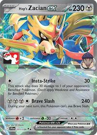Hop's Zacian ex (111) - Prize Pack Series Cards