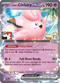 Lillie's Clefairy ex (56) - Prize Pack Series Cards