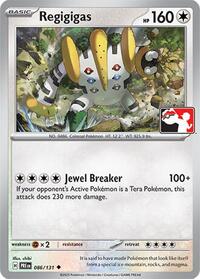 Regigigas (86) - Prize Pack Series Cards