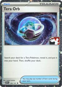 Tera Orb - 189/191 (Cosmos Holo) (189) - Prize Pack Series Cards