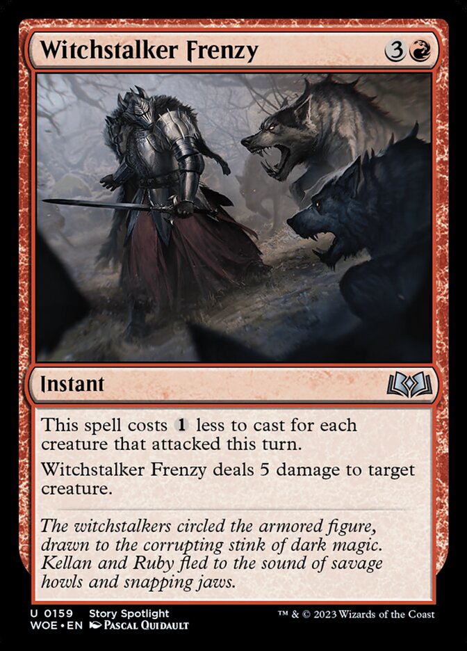 Witchstalker Frenzy (159) - Wilds of Eldraine (WOE)