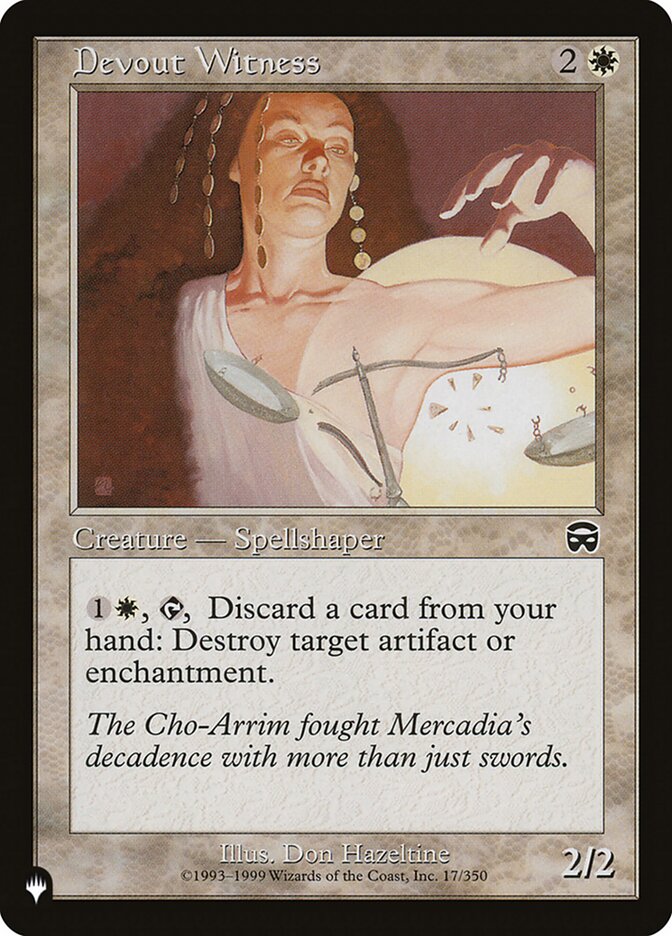 Devout Witness (MMQ-17) - The List (PLST)