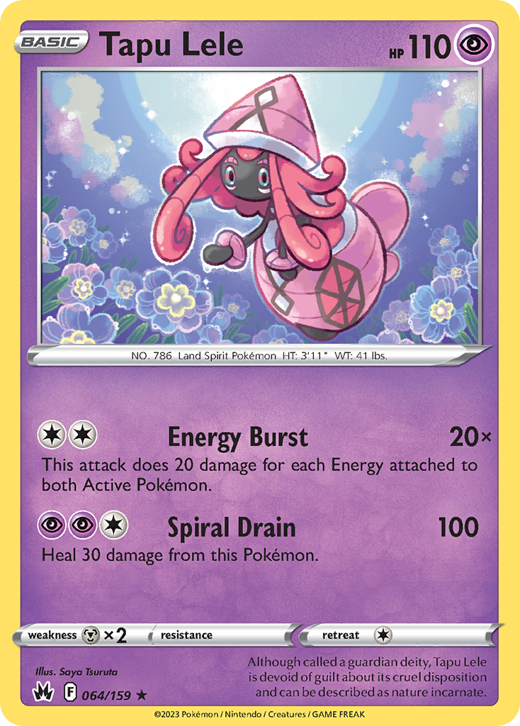 Tapu Lele (64/159) - [Holo Foil] Crown Zenith (CRZ)