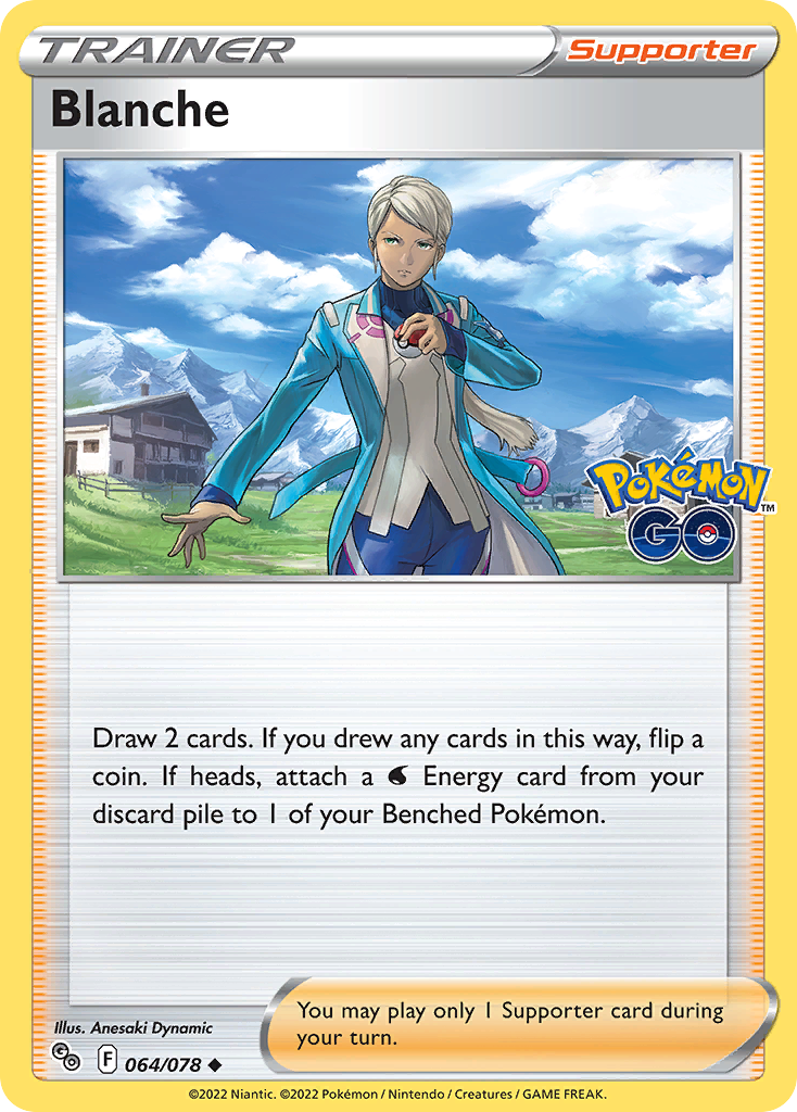 Blanche (64/78) - [Reverse Holo] Pokemon GO (PGO)
