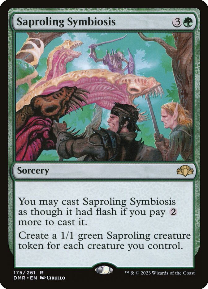 Saproling Symbiosis (175) - Dominaria Remastered (DMR)