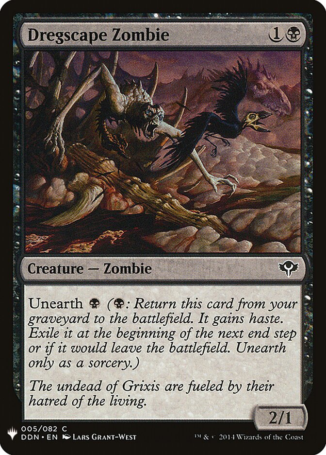 Dregscape Zombie (DDN-5) - The List (PLST)