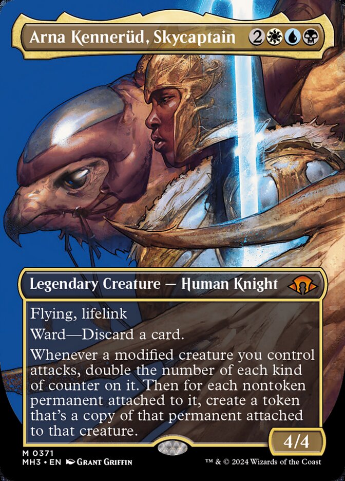 Arna Kennerüd, Skycaptain - [Foil, Borderless] Modern Horizons 3 (MH3)