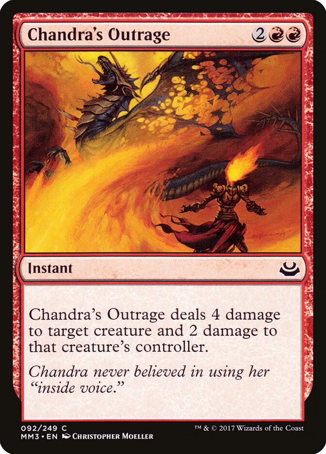 Chandra's Outrage (92) - Modern Masters 2017 (MM3)