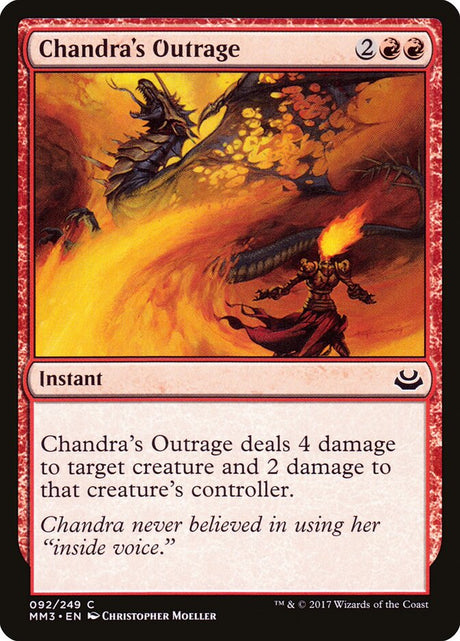 Chandra's Outrage (92) - Modern Masters 2017 (MM3)