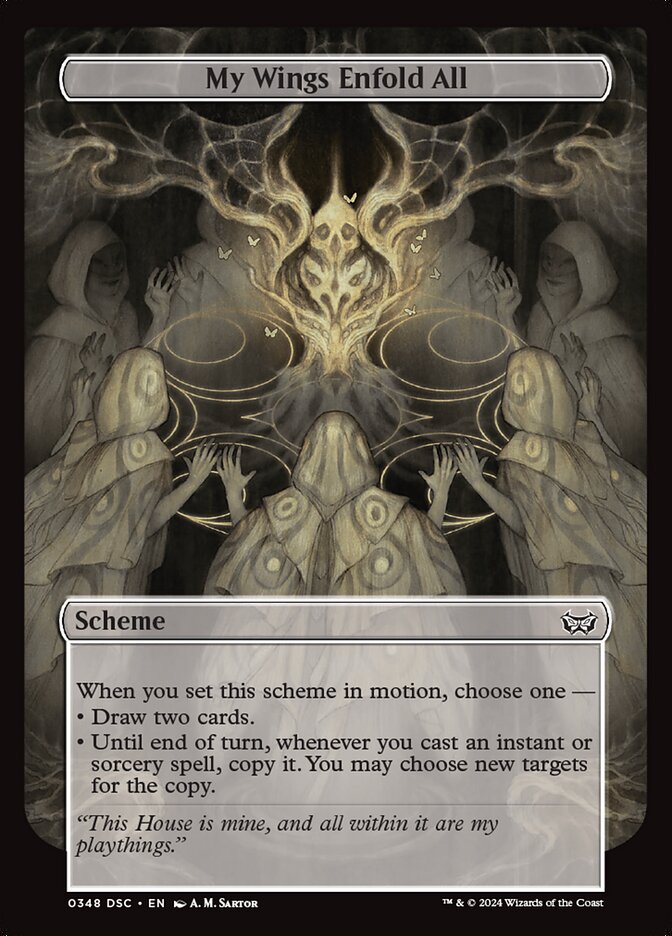 My Wings Enfold All (348) - Duskmourn: House of Horror Commander (DSC)