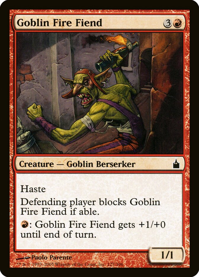 Goblin Fire Fiend (127) - Ravnica: City of Guilds (RAV)