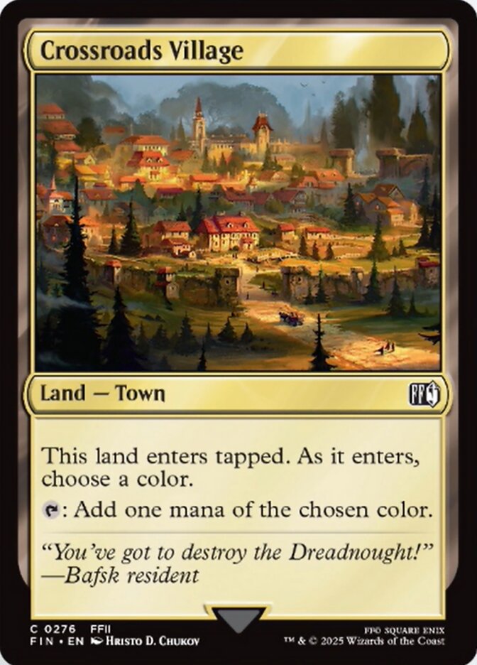 Crossroads Village (276) - [Foil] Final Fantasy (FIN)