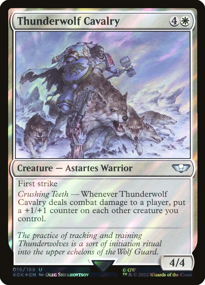 Thunderwolf Cavalry (16★) - Warhammer 40,000 Commander (40K)