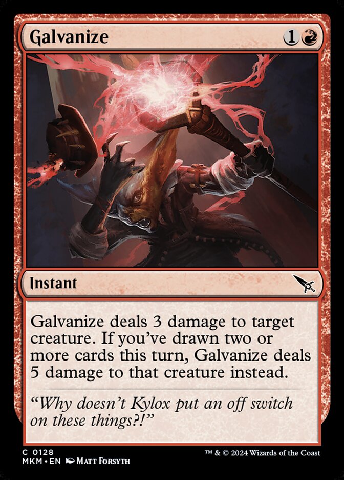 Galvanize (128) - Murders at Karlov Manor (MKM)
