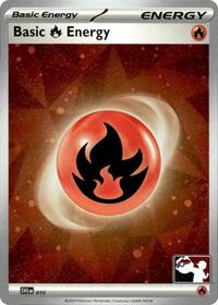 Basic Fire Energy - 010 (Cosmos Holo) (10) - Prize Pack Series Cards