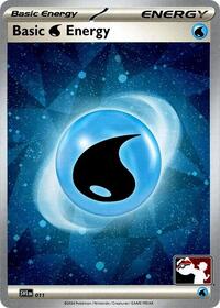 Basic Water Energy - 011 (Cosmos Holo) (11) - Prize Pack Series Cards