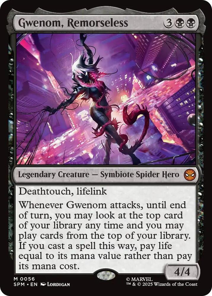 Gwenom, Remorseless (56) - [Foil] Marvel's Spider-Man (SPM)