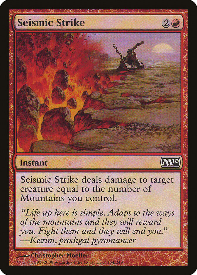 Seismic Strike (154) - Magic 2010 (M10)