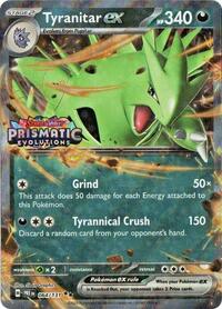 Tyranitar ex (Prismatic Evolutions Stamp) (64) - Miscellaneous Cards & Products (MCAP)