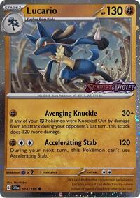 Lucario (Scarlet & Violet Stamp) (114) - Miscellaneous Cards & Products (MCAP)