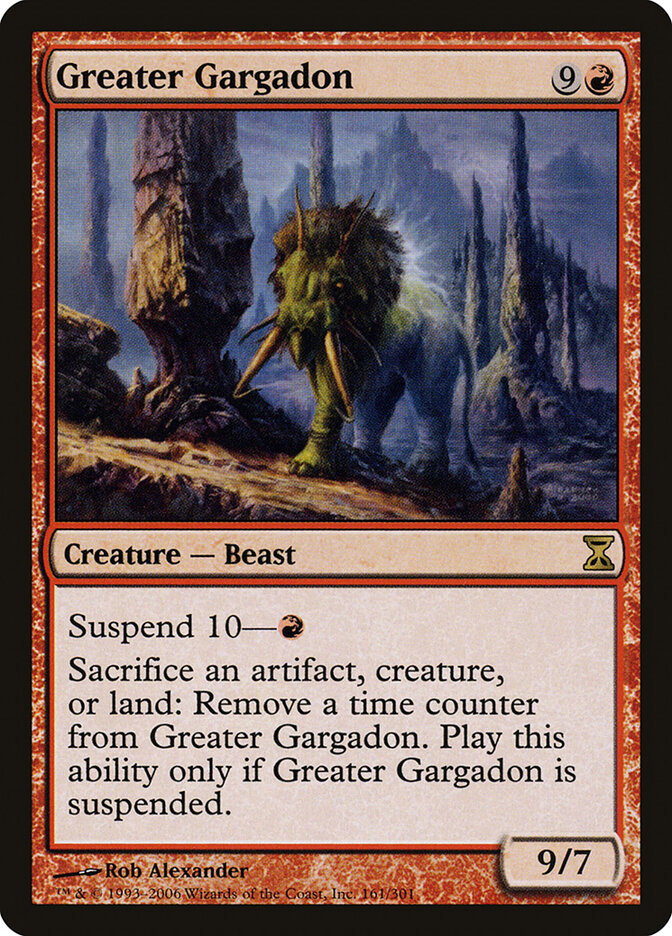 Greater Gargadon (161) - Time Spiral (TSP)