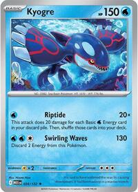 Kyogre (34) - ME01: Mega Evolution (MEG)