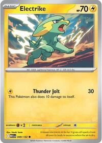 Electrike (49) - ME01: Mega Evolution (MEG)