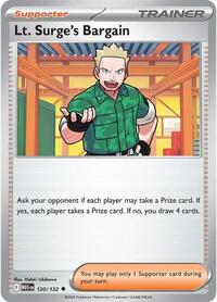 Lt Surges Bargain (120) - ME01: Mega Evolution (MEG)