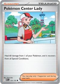 Pokemon Center Lady (123) - ME01: Mega Evolution (MEG)