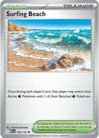 Surfing Beach (129) - ME01: Mega Evolution (MEG)