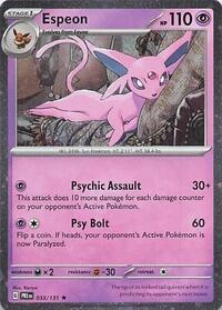 Espeon - 033/131 (Cosmos Holo) (33) - Miscellaneous Cards & Products (MCAP)