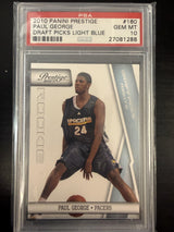 2010 Prestige Paul George Draft Picks Light Blue /199 PSA 10