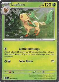 Leafeon - 005/131 (Cosmos Holo) (5) - Miscellaneous Cards & Products (MCAP)