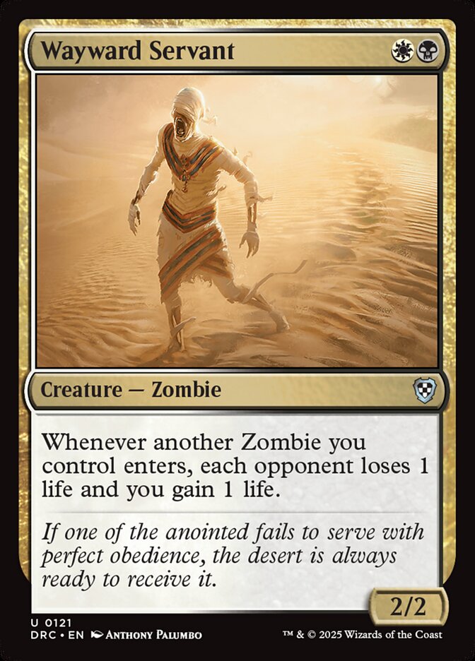 Wayward Servant - Aetherdrift Commander (DRC)