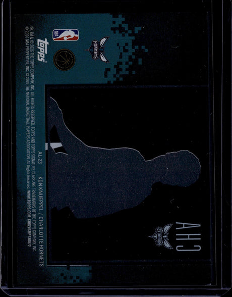 2025-26 Topps Signature Class #AL-23 Kon Knueppel Algorithm