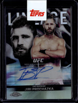 2026 Topps Chrome UFC #CCA-JP Jiri Prochazka Chrome Lineage Autographs