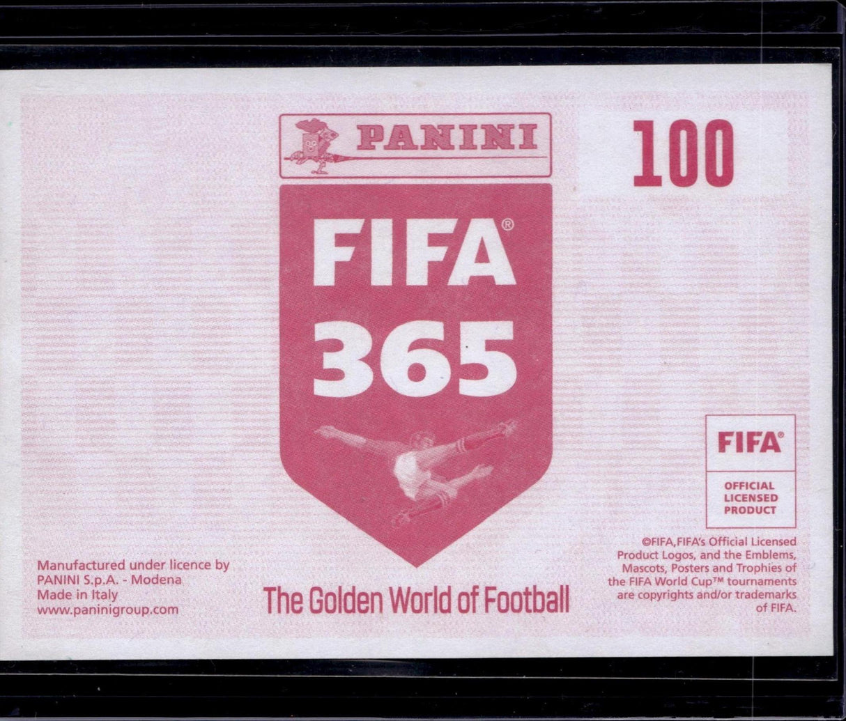 2020 Panini FIFA 365 Stickers (Pink Back) #100 Lionel Messi