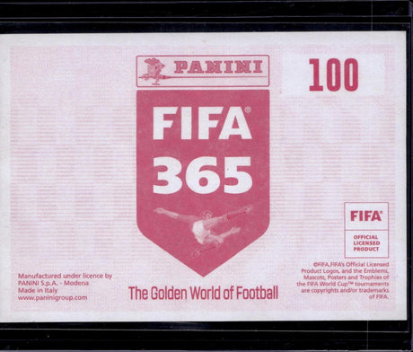 2020 Panini FIFA 365 Stickers (Pink Back) #100 Lionel Messi