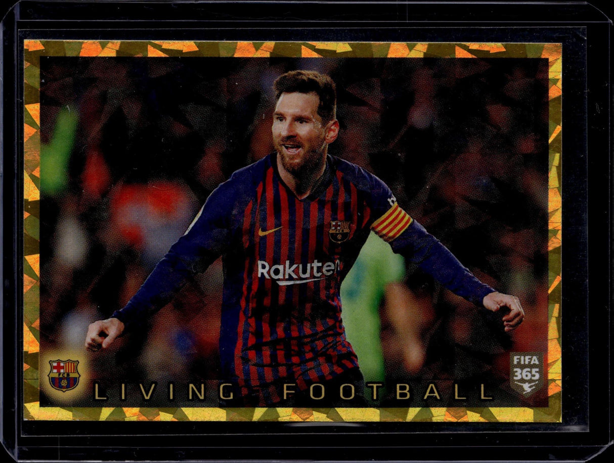 2020 Panini FIFA 365 Stickers (Pink Back) #100 Lionel Messi