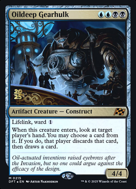 Oildeep Gearhulk (215s) - Aetherdrift Promos (PDFT)