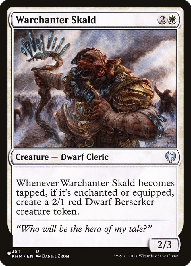 Warchanter Skald (KHM-381) - The List (PLST)